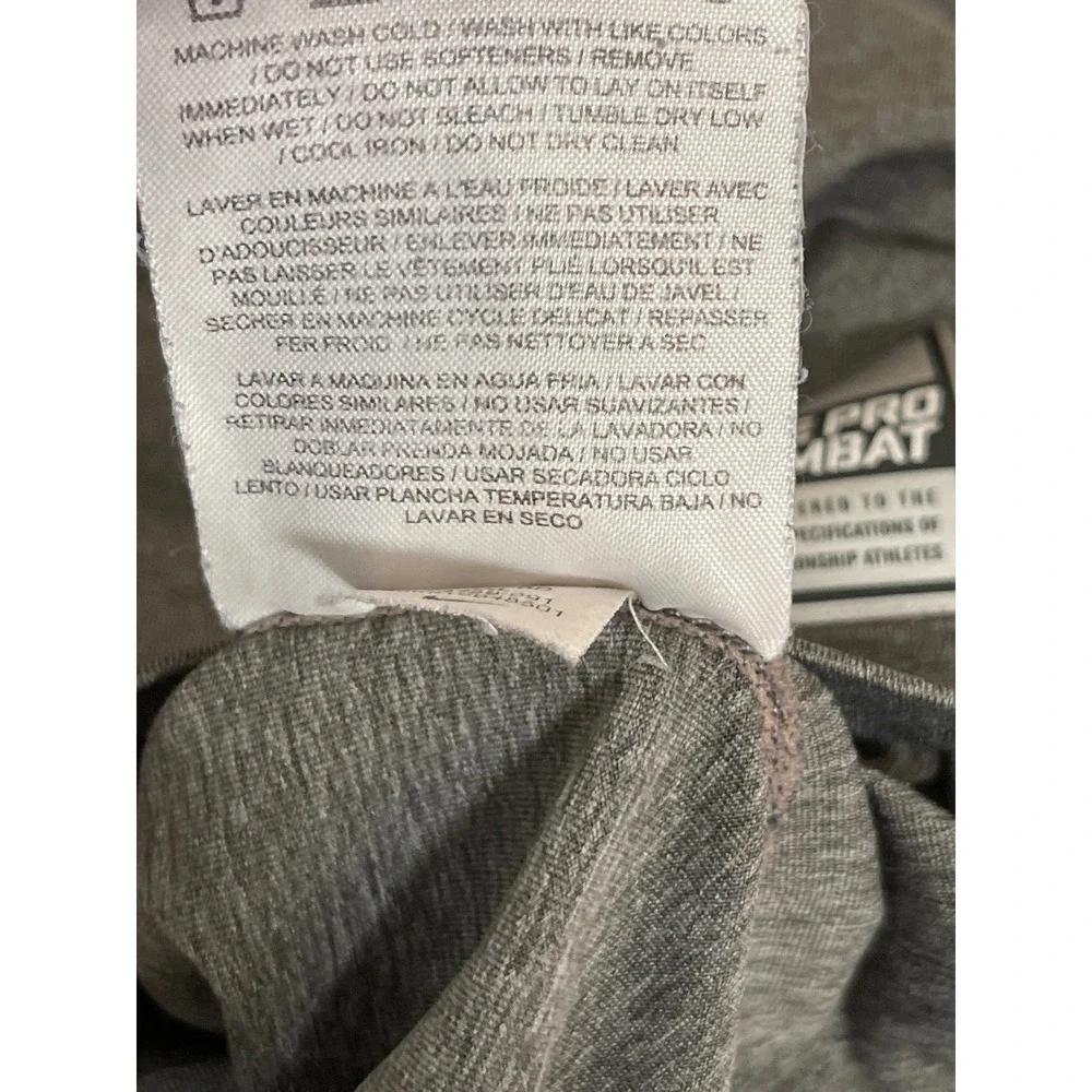 Nike Pro Combat Dri-FIT Compression Tank Top Gray XXL 445591-071